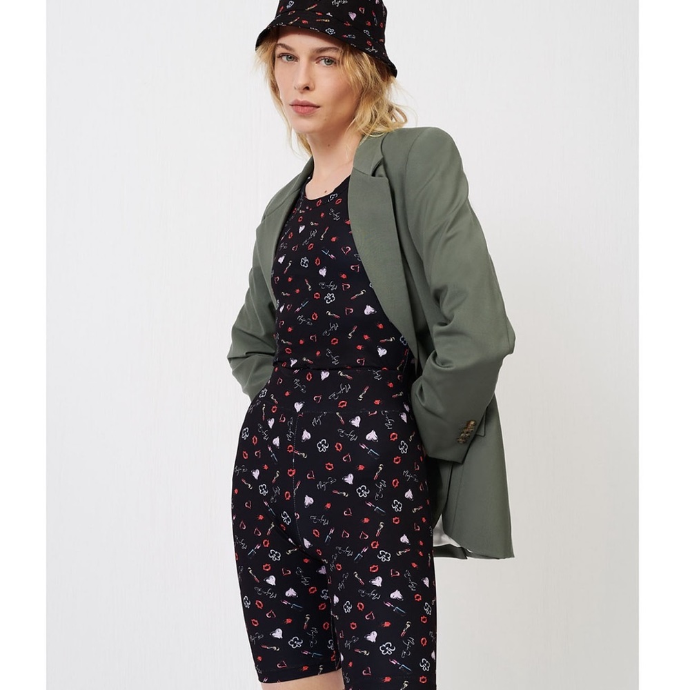 Maje Vasta Wool Suit Blazer in Khaki